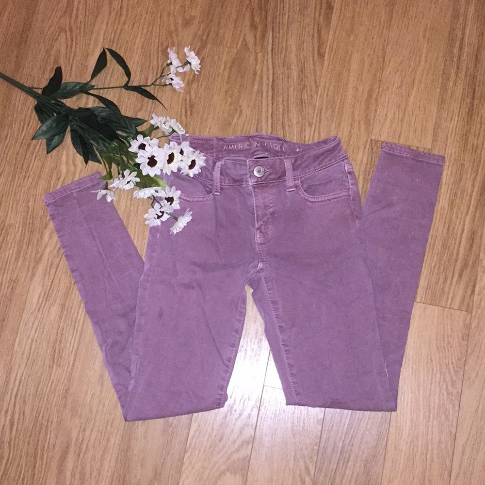American Eagle Rose Gold Jeans